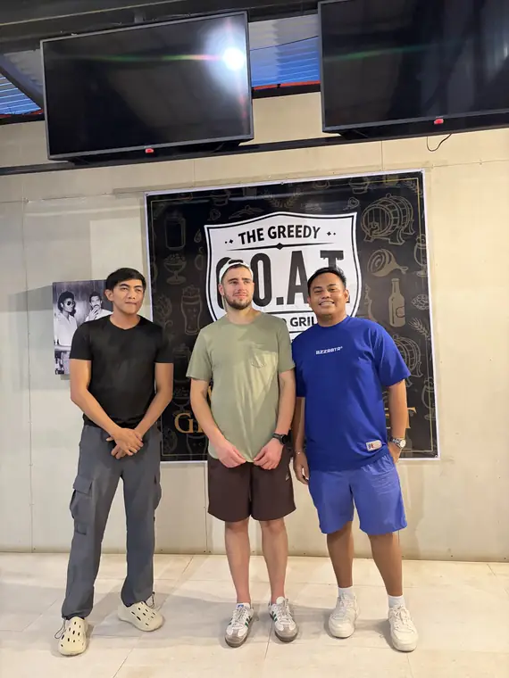 Three from the team